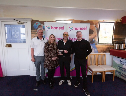 Hansel Golfers raise £6624 towards a new bathroom