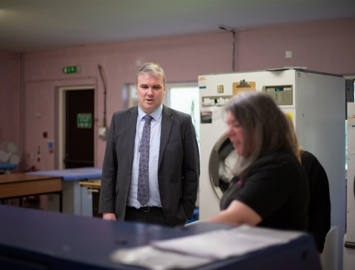 Tom Arthur MSP visits Hansel 